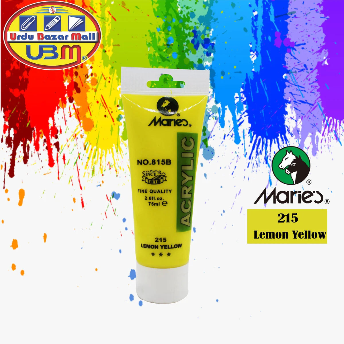 Maries Acrylic Paint Tube 75ml