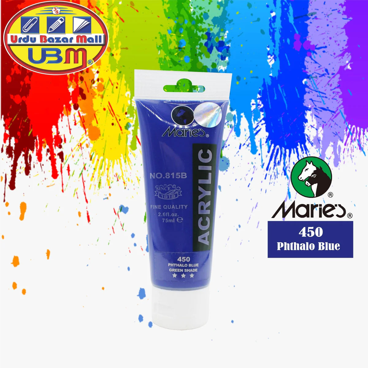 Maries Acrylic Paint Tube 75ml