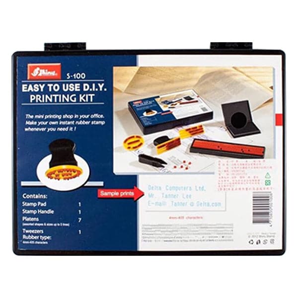 SHINY S-100 Rubber Stamp Kit