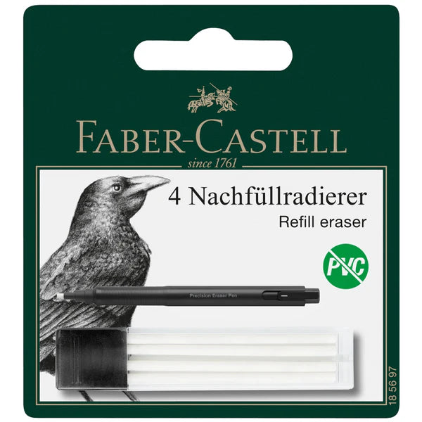 Faber Castell Eraser Refills - 4 Pcs Pack